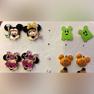 (4) Baublebar Disney Earrings Halloween